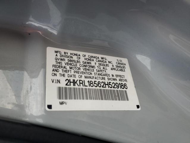 2HKRL18562H529186 - 2002 HONDA ODYSSEY LX SILVER photo 13