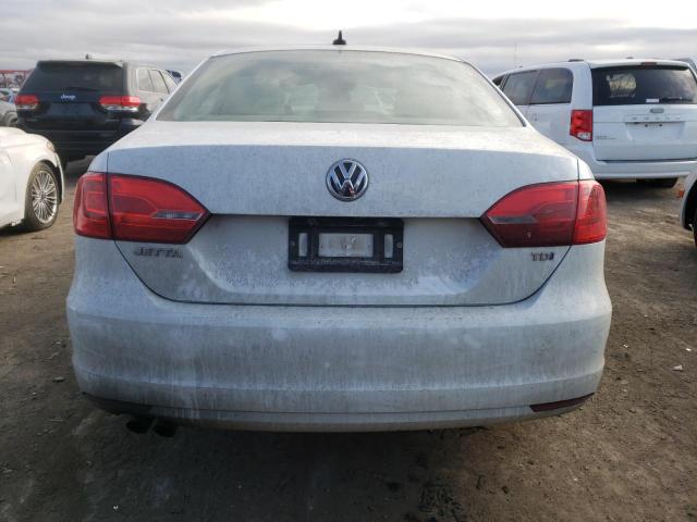 3VW3L7AJ3EM433236 - 2014 VOLKSWAGEN JETTA TDI WHITE photo 6