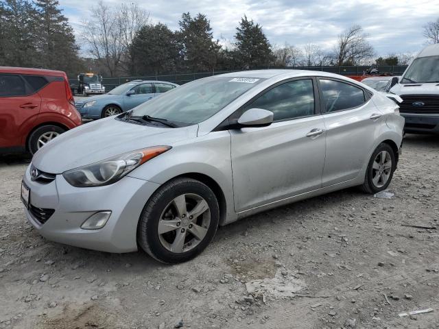 KMHDH4AE2DU697256 - 2013 HYUNDAI ELANTRA GLS SILVER photo 1