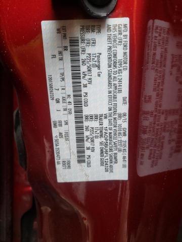 1FADP5BU6FL124328 - 2015 FORD C-MAX SEL RED photo 12