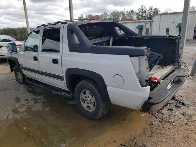 3GNEC12T14G173108 - 2004 CHEVROLET AVALANCHE C1500 WHITE photo 2