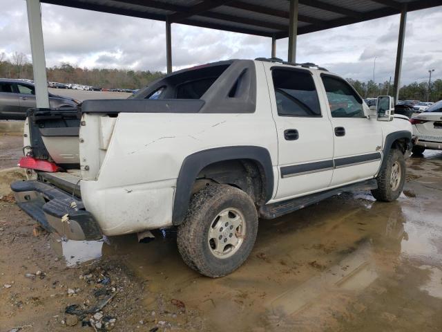 3GNEC12T14G173108 - 2004 CHEVROLET AVALANCHE C1500 WHITE photo 3