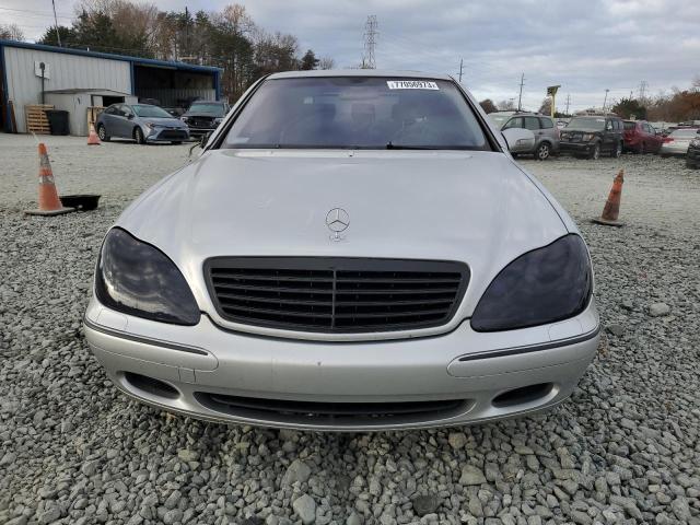 WDBNG75J22A288479 - 2002 MERCEDES-BENZ S 500 GRAY photo 5