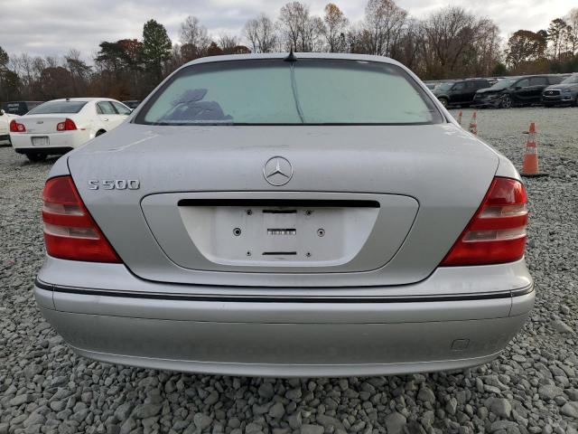 WDBNG75J22A288479 - 2002 MERCEDES-BENZ S 500 GRAY photo 6