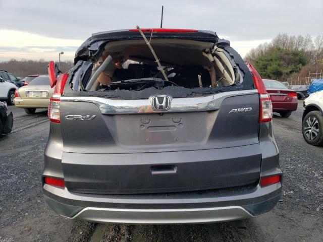 2HKRM4H57FH653861 - 2015 HONDA CR-V EX GRAY photo 6