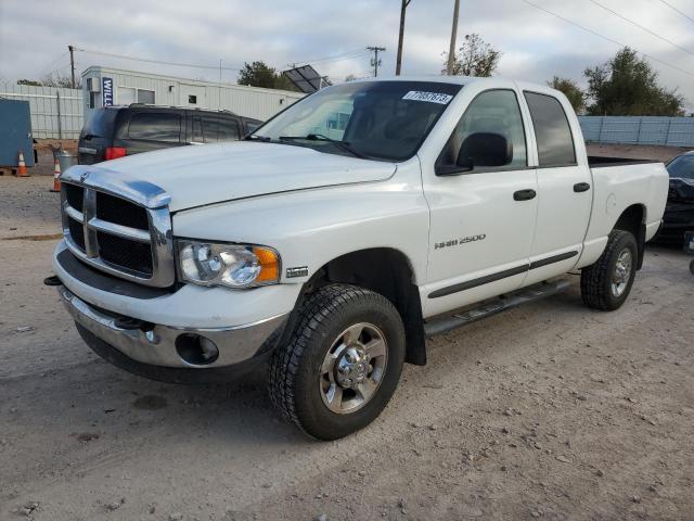 3D7KS28D65G829458 - 2005 DODGE RAM 2500 ST WHITE photo 1