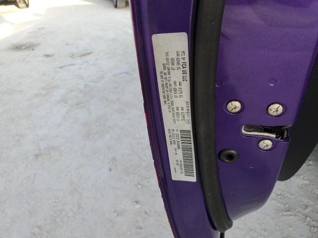 2C3CDZFJ9KH606888 - 2019 DODGE CHALLENGER R/T SCAT PACK PURPLE photo 13