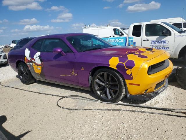 2C3CDZFJ9KH606888 - 2019 DODGE CHALLENGER R/T SCAT PACK PURPLE photo 4