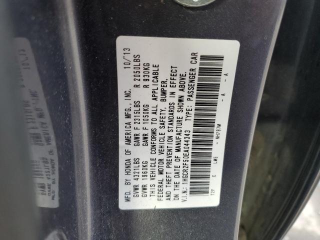 1HGCR2F50EA044343 - 2014 HONDA ACCORD SPORT GRAY photo 12