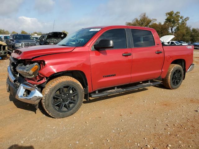 5TFEM5F1XKX142308 - 2019 TOYOTA TUNDRA CREWMAX SR5 RED photo 1