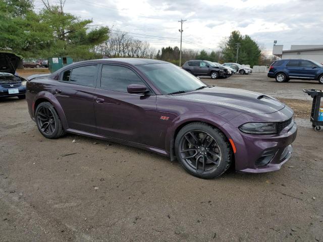 2C3CDXGJ5MH622642 - 2021 DODGE CHARGER SCAT PACK PURPLE photo 4