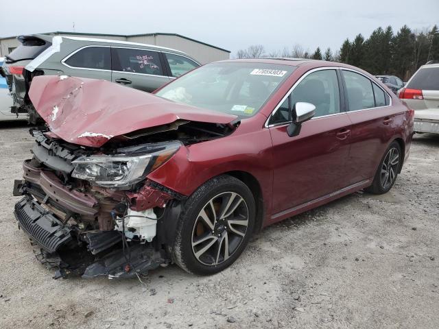 4S3BNAS65K3008257 - 2019 SUBARU LEGACY SPORT RED photo 1