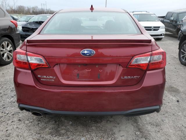 4S3BNAS65K3008257 - 2019 SUBARU LEGACY SPORT RED photo 6