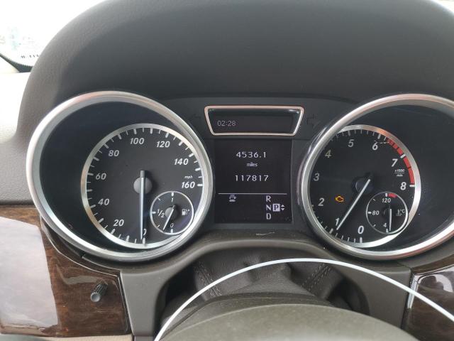 4JGDA5HB8CA033808 - 2012 MERCEDES-BENZ ML 350 4MATIC BLUE photo 9