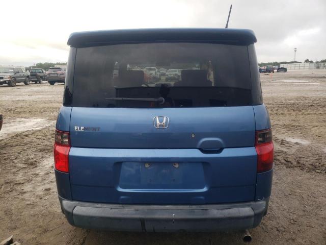 5J6YH17708L002193 - 2008 HONDA ELEMENT EX BLUE photo 6