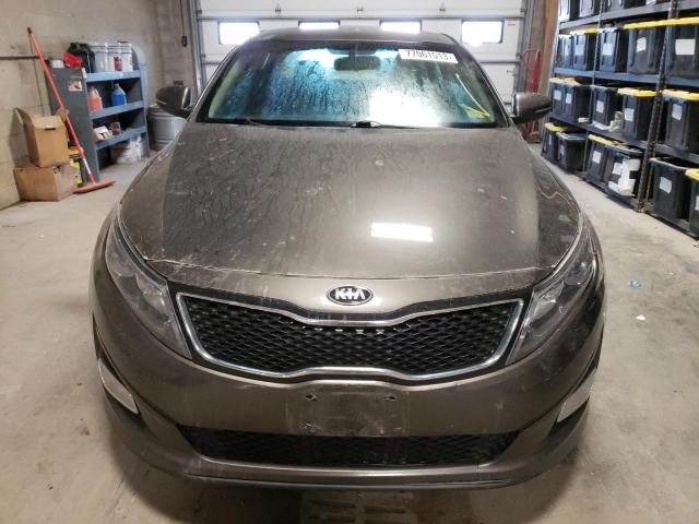 5XXGM4A7XFG398508 - 2015 KIA OPTIMA LX BROWN photo 5