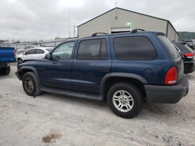 1D4HR38NX3F564589 - 2003 DODGE DURANGO SPORT BLUE photo 2