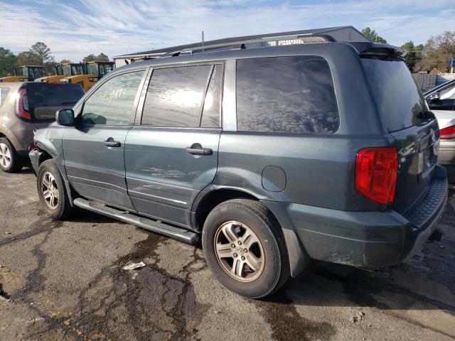 2HKYF18534H504879 - 2004 HONDA PILOT EXL GRAY photo 2