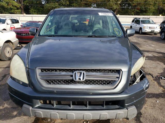 2HKYF18534H504879 - 2004 HONDA PILOT EXL GRAY photo 5