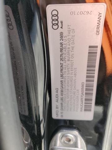 WAUC4AFR7GA005663 - 2016 AUDI S5 PREMIUM PLUS 黑色 照片 13