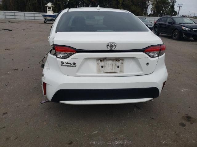 5YFDPMAE8MP151131 - 2021 TOYOTA COROLLA L WHITE photo 6