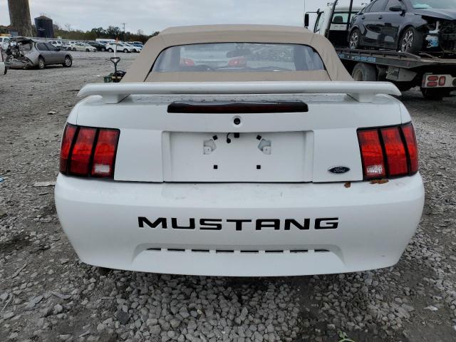 1FAFP44493F367786 - 2003 FORD MUSTANG WHITE photo 6