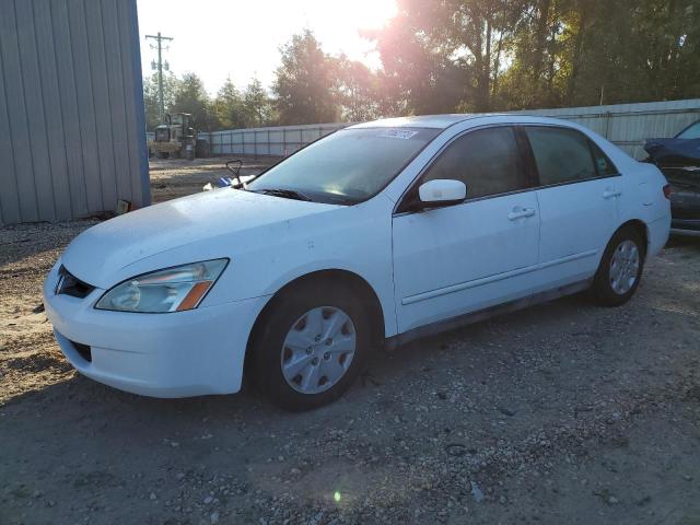 1HGCM56313A053547 - 2003 HONDA ACCORD LX WHITE photo 1