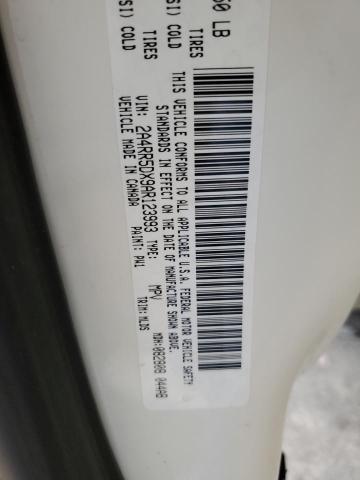 2A4RR5DX9AR123993 - 2010 CHRYSLER TOWN & COU TOURING თეთრი ფოტო 13