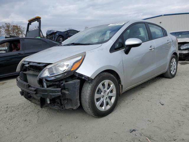 KNADM4A35G6640604 - 2016 KIA RIO LX SILVER photo 1