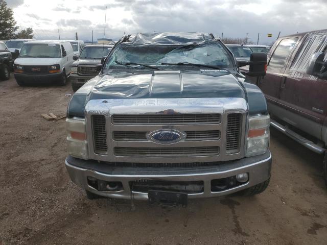 1FTWX31R08EA53509 - 2008 FORD F350 SRW SUPER DUTY GREEN photo 5