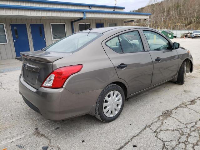 3N1CN7AP9HL819948 - 2017 NISSAN VERSA S GRAY photo 3