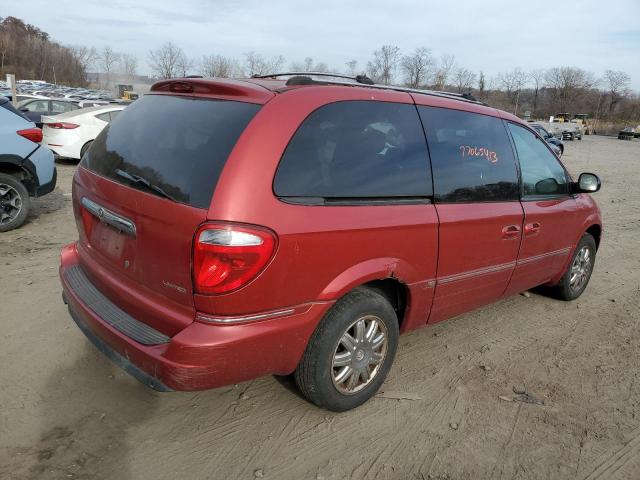 2C8GP64LX5R161713 - 2005 CHRYSLER TOWN AND C LIMITED RED photo 3
