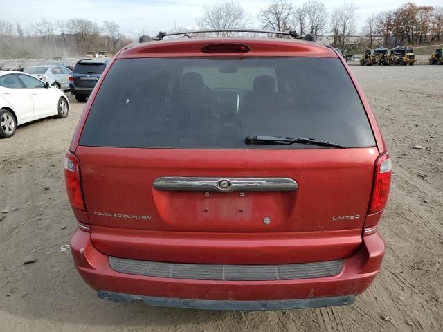 2C8GP64LX5R161713 - 2005 CHRYSLER TOWN AND C LIMITED RED photo 6