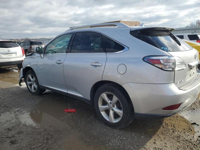 2T2BK1BA6AC030864 - 2010 LEXUS RX 350 SILVER photo 2