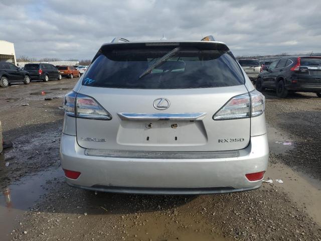 2T2BK1BA6AC030864 - 2010 LEXUS RX 350 SILVER photo 6