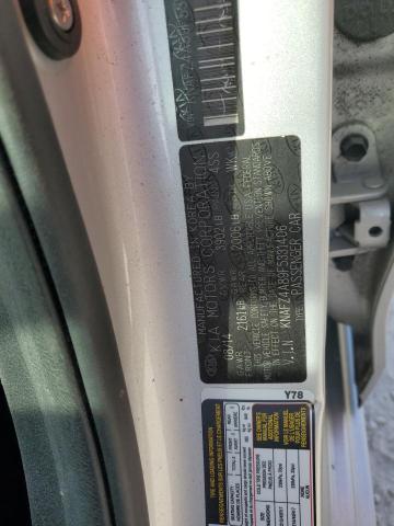 KNAFZ4A89F5331406 - 2015 KIA FORTE EX SILVER photo 12