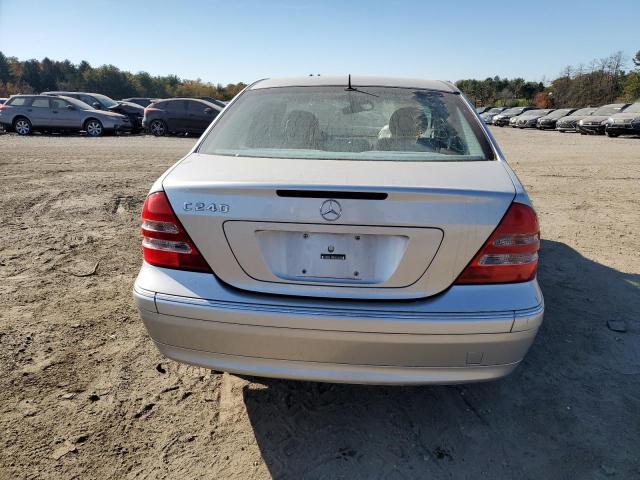 WDBRF61J21F097571 - 2001 MERCEDES-BENZ C 240 SILVER photo 6