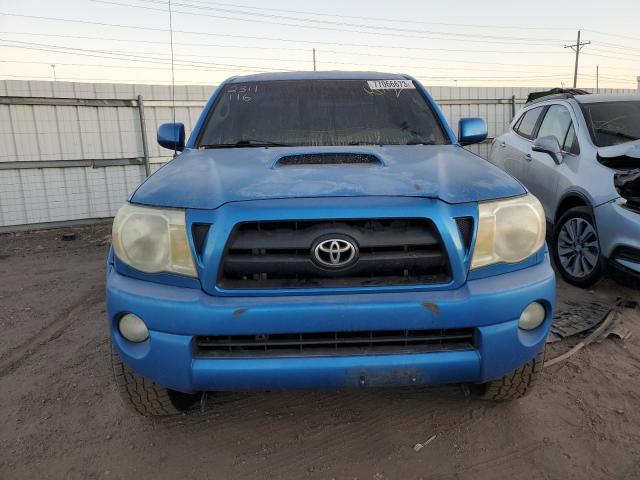 5TELU42N86Z214471 - 2006 TOYOTA TACOMA DOUBLE CAB BLUE photo 5