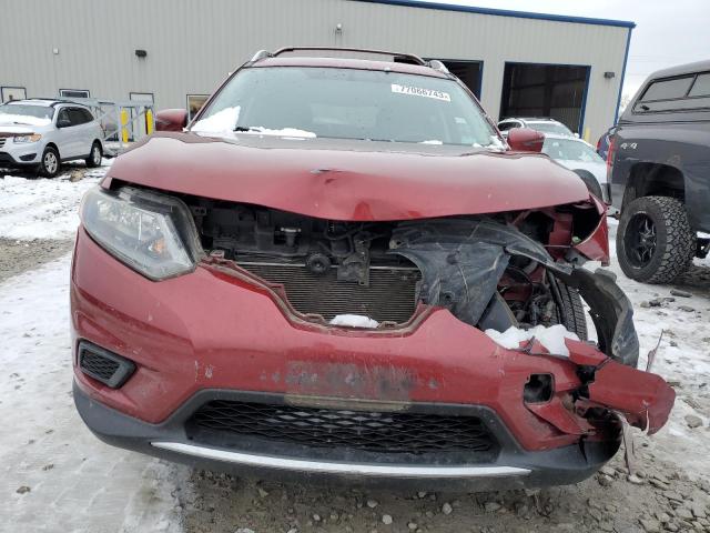 KNMAT2MV6GP699469 - 2016 NISSAN ROGUE S RED photo 5