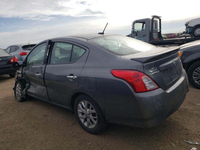 3N1CN7AP9JL824654 - 2018 NISSAN VERSA S GRAY photo 2