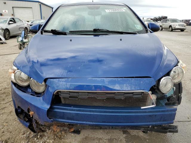 1G1JC5SB6C4206999 - 2012 CHEVROLET SONIC LT BLUE photo 5