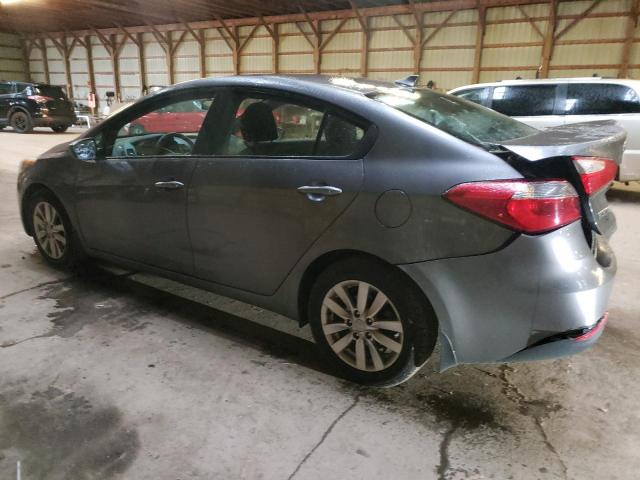 KNAFX4A68G5500305 - 2016 KIA FORTE LX GRAY photo 2