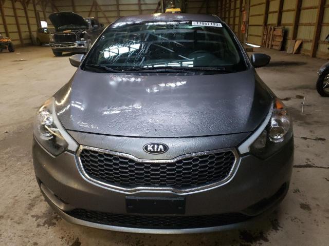 KNAFX4A68G5500305 - 2016 KIA FORTE LX GRAY photo 5