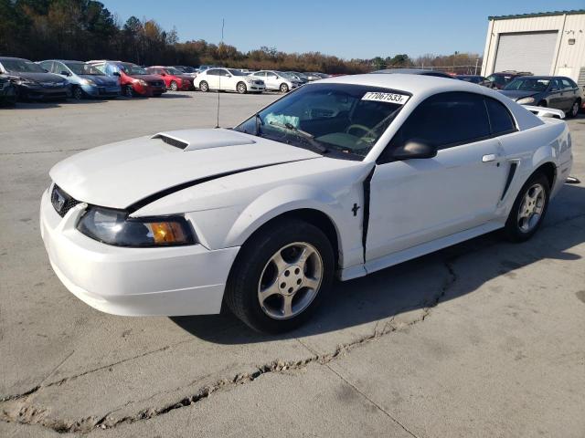 1FAFP40403F334312 - 2003 FORD MUSTANG WHITE photo 1