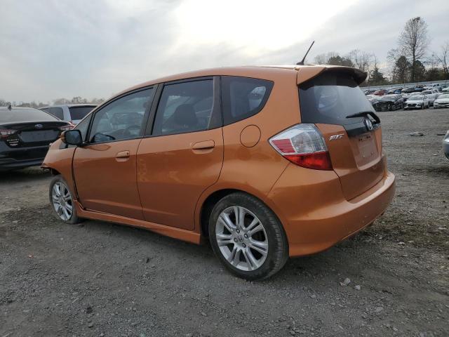 JHMGE8H43AS022679 - 2010 HONDA FIT SPORT ORANGE photo 2