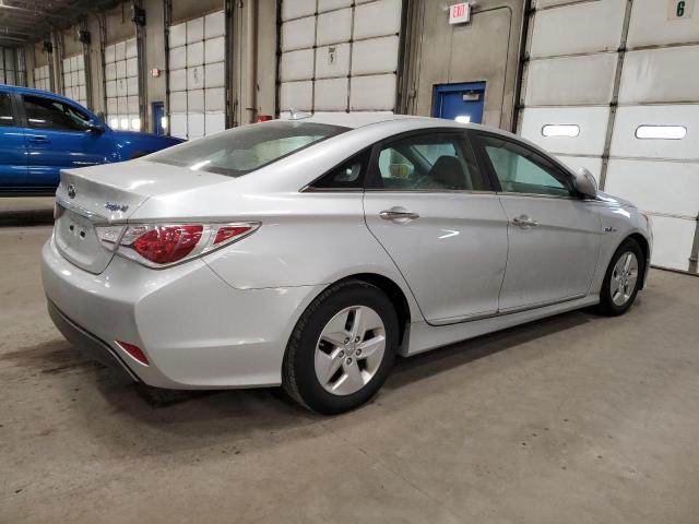 KMHEC4A49CA062478 - 2012 HYUNDAI SONATA HYBRID SILVER photo 3