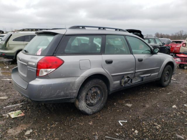 4S4BP60C686339822 - 2008 SUBARU OUTBACK GRAY photo 3