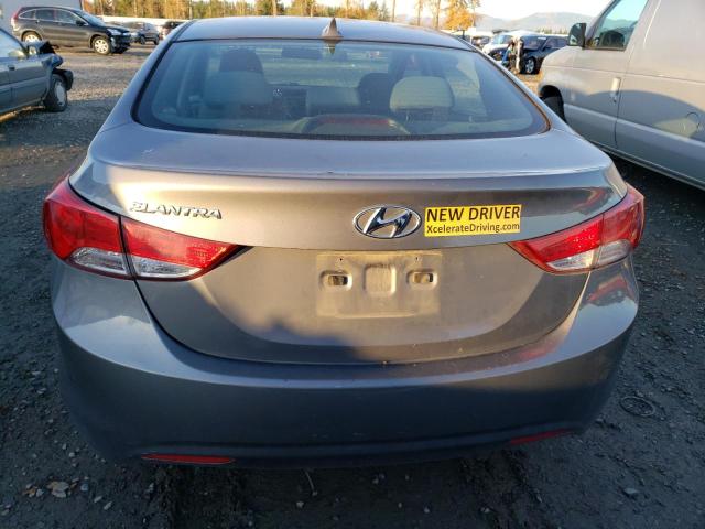 5NPDH4AE1DH330007 - 2013 HYUNDAI ELANTRA GLS GRAY photo 6