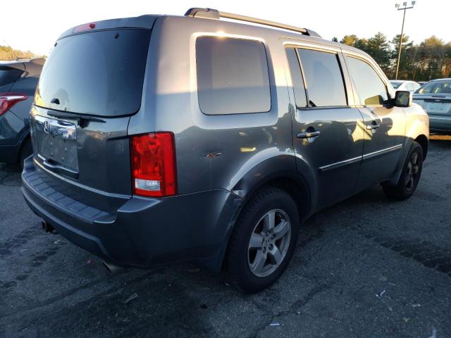 5FNYF4H41AB012578 - 2010 HONDA PILOT EX GRAY photo 3