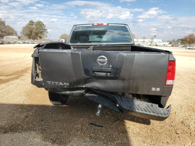 1N6BA06A16N546272 - 2006 NISSAN TITAN XE GRAY photo 6